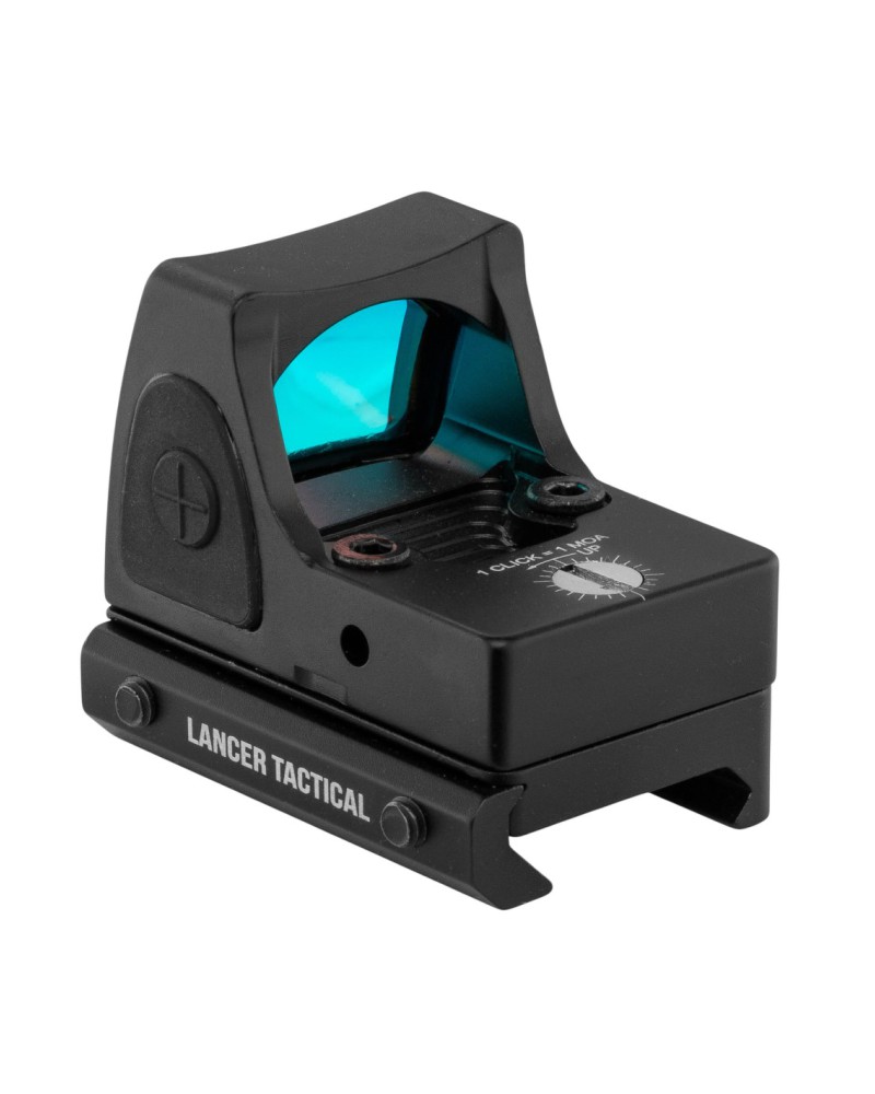 Visor punto rojo Lancer Tactical Red Dot Reflex Sight Black