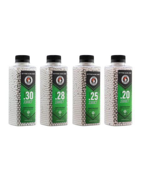 BBs biodegradables Streamline 0,20 g 3300 unidades 6 mm - Lancer Tactical