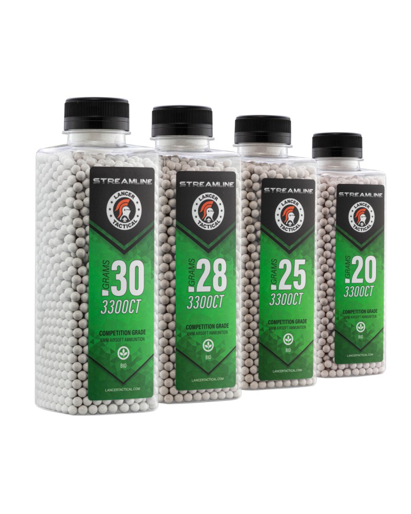 BBs biodegradables Streamline 0,20 g 3300 - Lancer Tactical