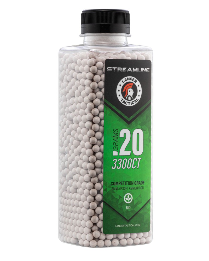 BBs biodegradables Streamline 0,20 g 3300 - Lancer Tactical