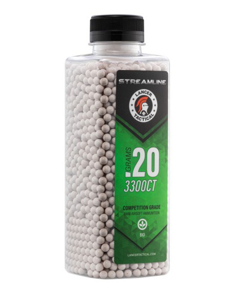 BBs biodegradables Streamline 0,20 g 3300 - Lancer Tactical