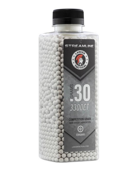 BBs Streamline 0.30 g 6 mm 3300 uds - Lancer Tactical