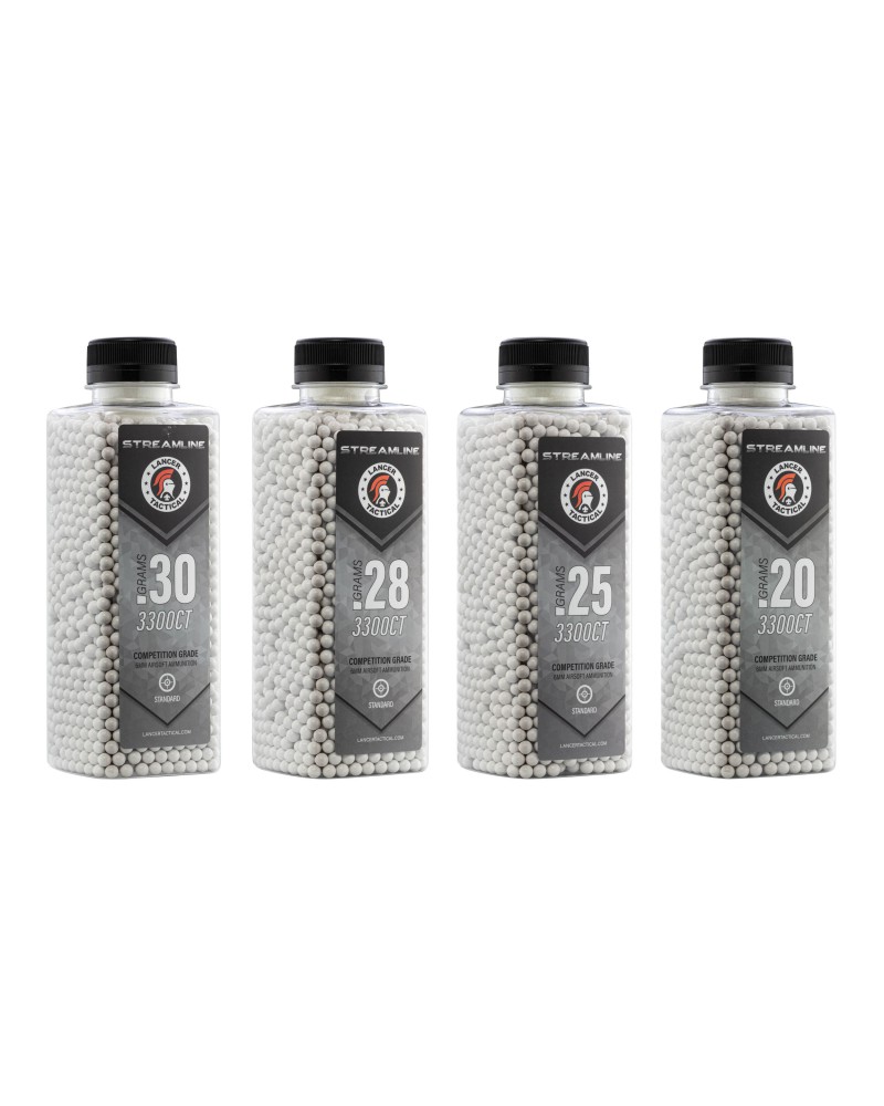 BBs 6 mm 0,20 g 3300 unidades Streamline - Lancer Tactical