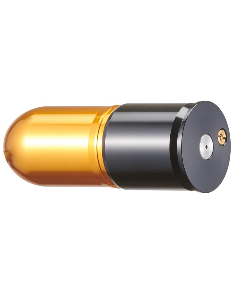 Réplica granada 40 mm a gas Negro/Oro | Airsoft Yecla