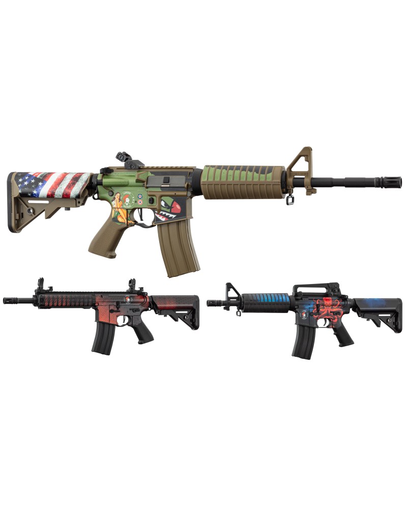 Skin REQUIN para M4 Lancer Tactical | Airsoft Skin Zone