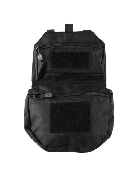 Bolsa MOLLE Utility repliable Lancer - Negra | Airsoft Yecla
