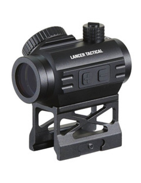 Red Dot Micro 1x con montaje alto para rail Picatinny 21mm - Lancer Tactical