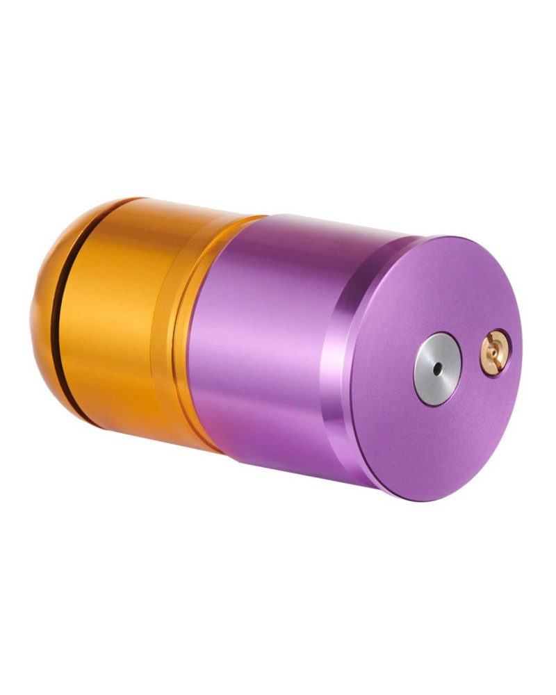 Granada 40mm a gas 60 BBs Violeta/Naranja | Airsoft Yecla