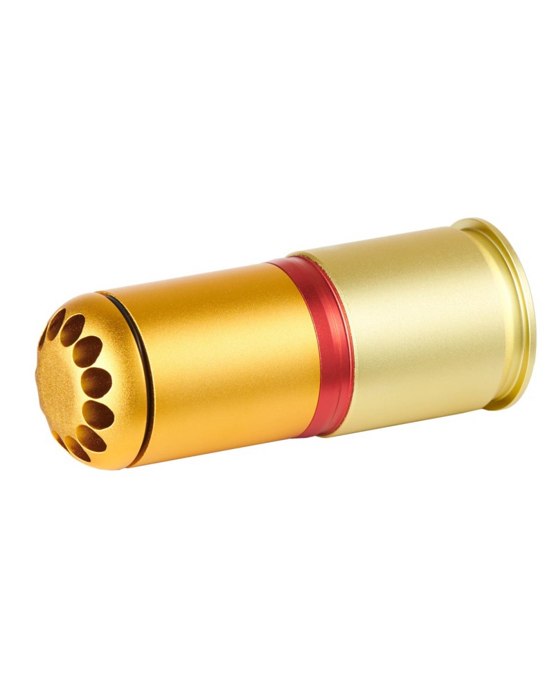 Granada 40 mm de gas 120 BBs - Aluminio | Airsoft Yecla