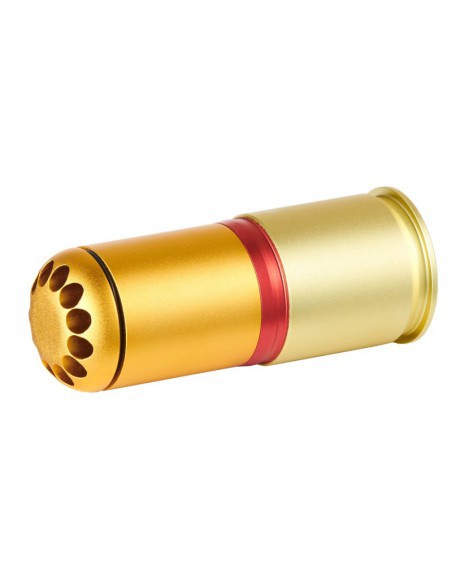 Granada 40 mm de gas 120 BBs - Aluminio | Airsoft Yecla