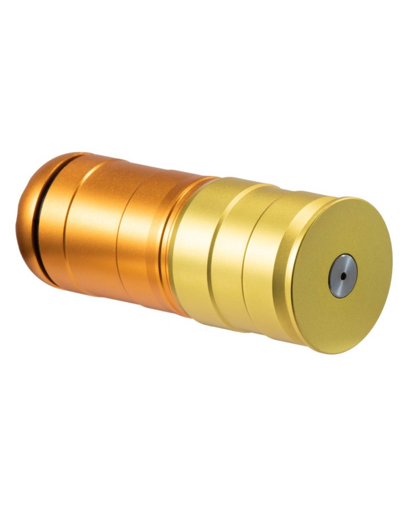 Réplica granada 40 mm a gas 120 BBs - Oro/Naranja | Airsoft Yecla