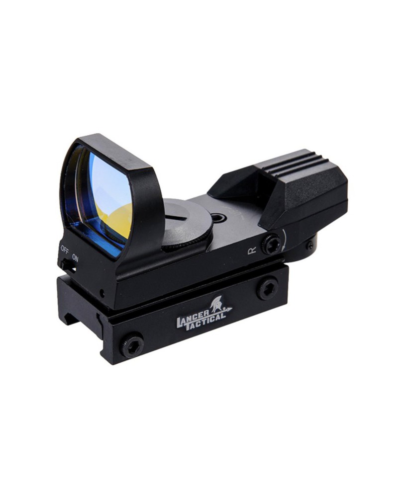 Punto rojo Reflex 4 retículas rojo/verde 21 mm | Airsoft Yecla