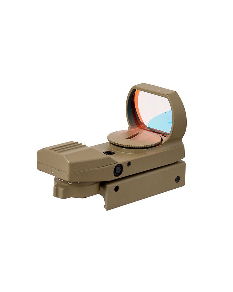 Punto rojo Reflex 4 retículas rojo/verde 21 mm | Airsoft Yecla
