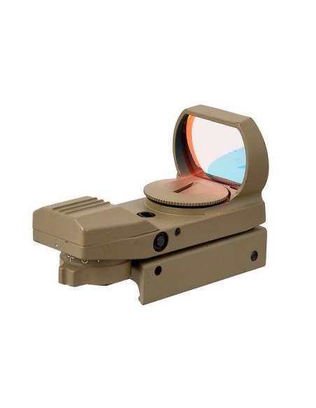 Punto rojo Reflex 4 retículas rojo/verde 21 mm | Airsoft Yecla