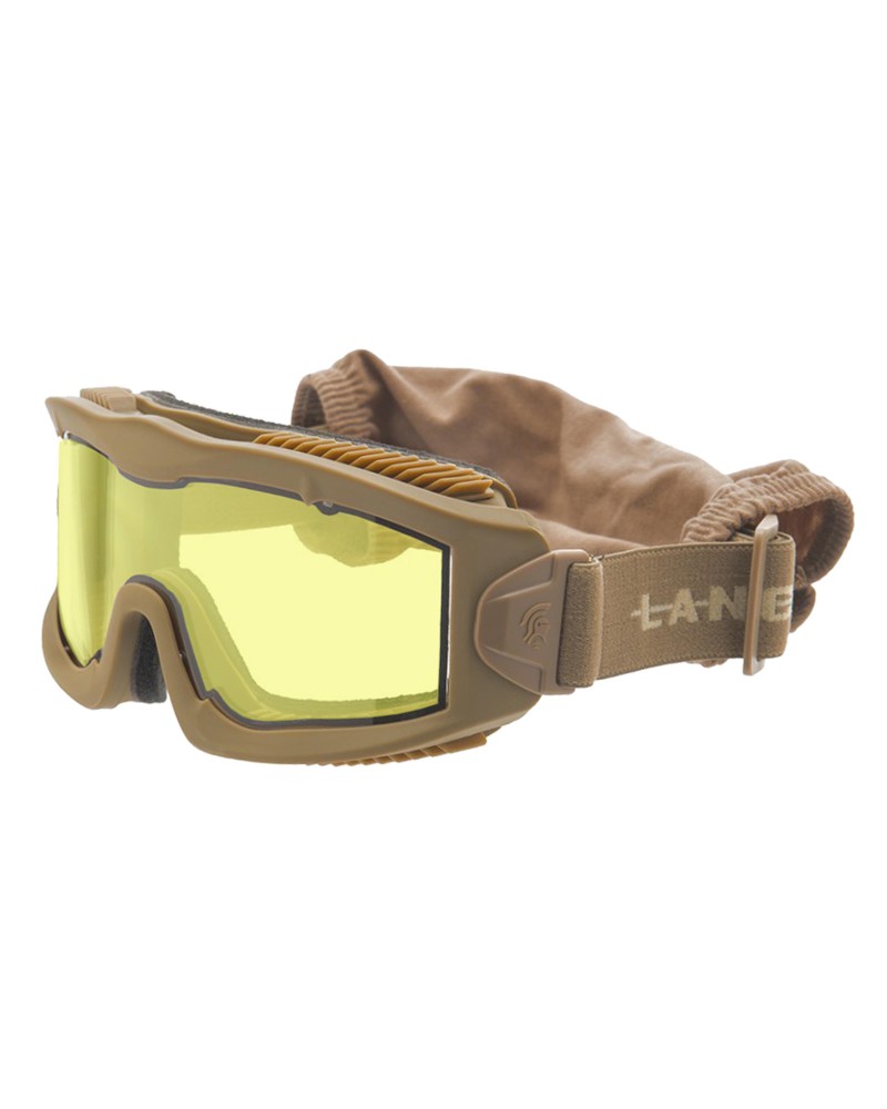 Máscara AERO Thermal CE EN166 lente amarilla - Tan/Beige