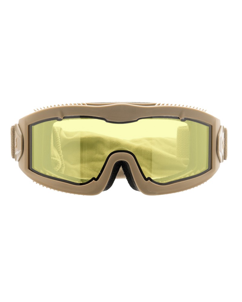 Máscara AERO Thermal CE EN166 lente amarilla - Tan/Beige