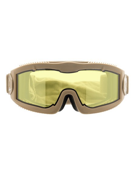 Máscara AERO Thermal CE EN166 lente amarilla - Tan/Beige