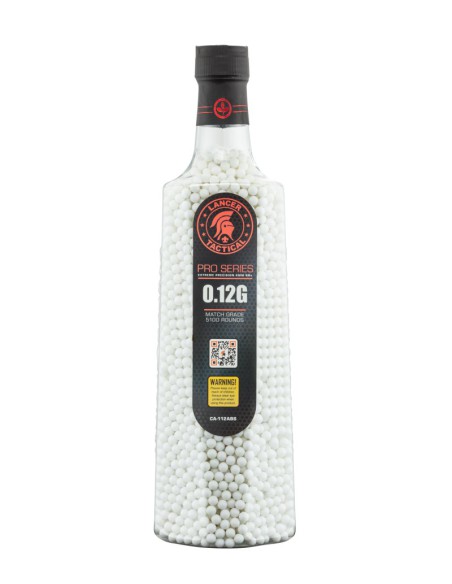 Bolas BBs 6 mm 0,12 g - 5100 en botella