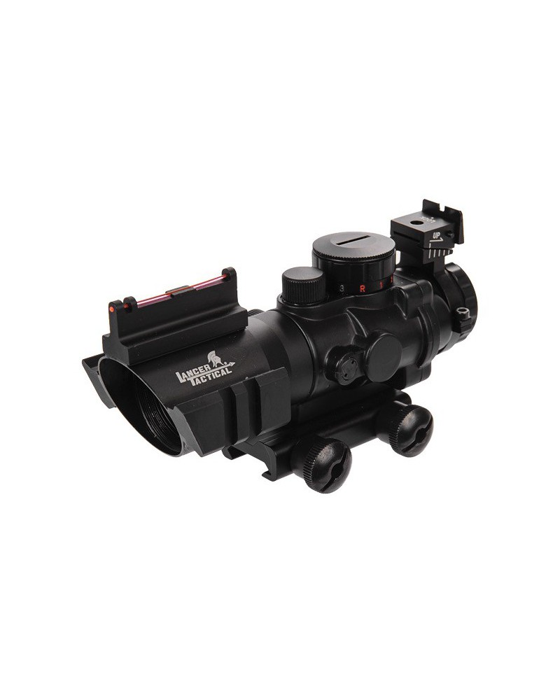 Mira 4x32 con retículo iluminado y montaje Picatinny