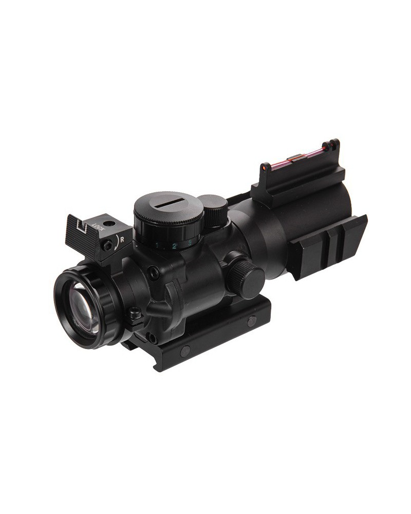 Mira 4x32 con retículo iluminado y montaje Picatinny