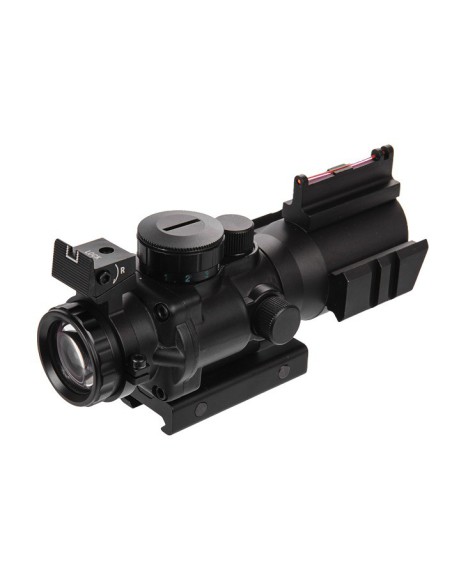 Mira 4x32 con retículo iluminado y montaje Picatinny