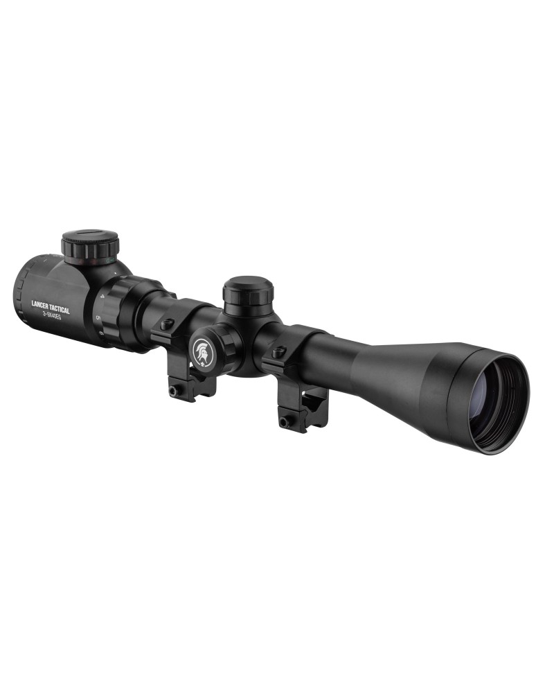 Mira telescópica 3-9x40 retícula iluminada 11 mm | Airsoft Yecla