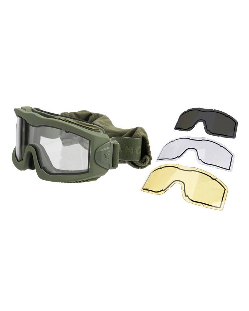 Máscara AERO Thermal OD 3 pantallas | Airsoft Yecla