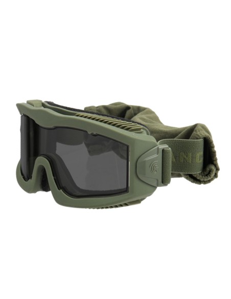 Máscara AERO Thermal OD Smoke CE EN166 - Kaki (vidrio ahumado)