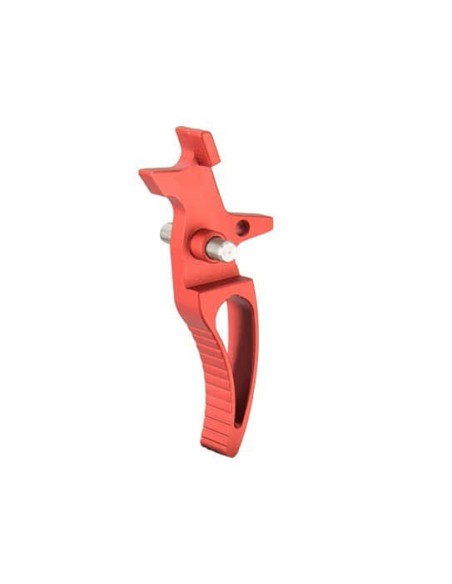 Gatillo AEG V2 Speed Skeleton Curved rojo