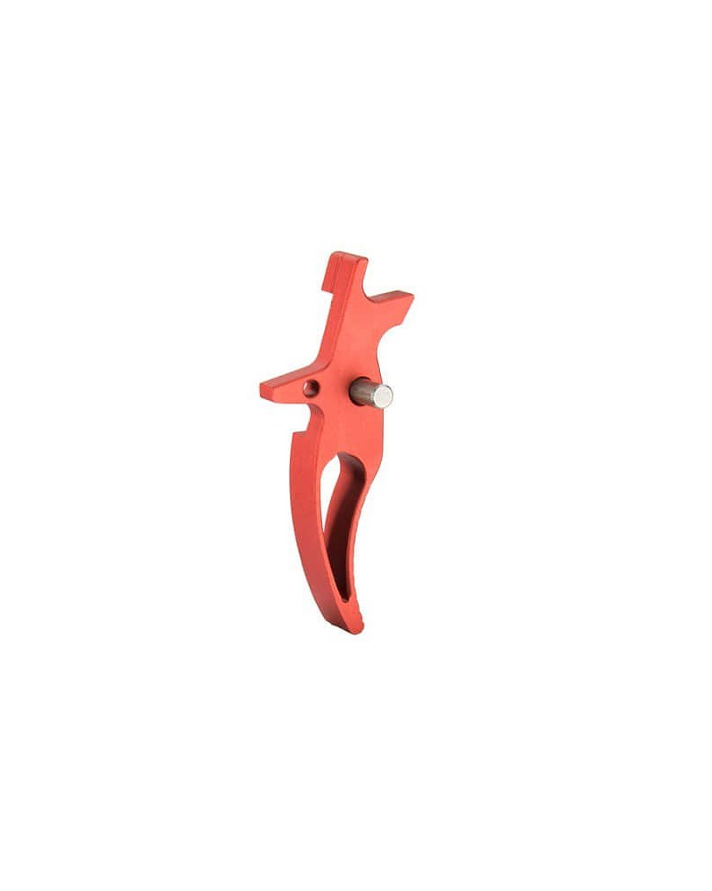Gatillo AEG V2 Speed Skeleton Curved rojo