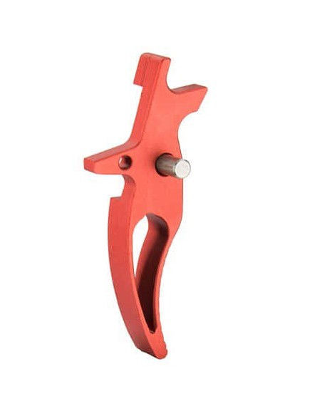 Gatillo AEG V2 Speed Skeleton Curved rojo