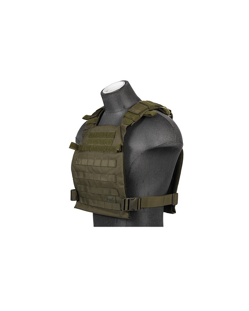 Chaleco Plate Carrier OD 1000D Verde | Airsoft Yecla