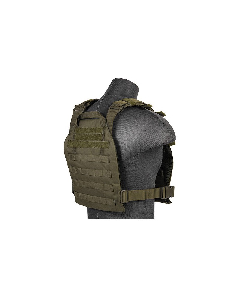 Chaleco Plate Carrier OD 1000D Verde | Airsoft Yecla