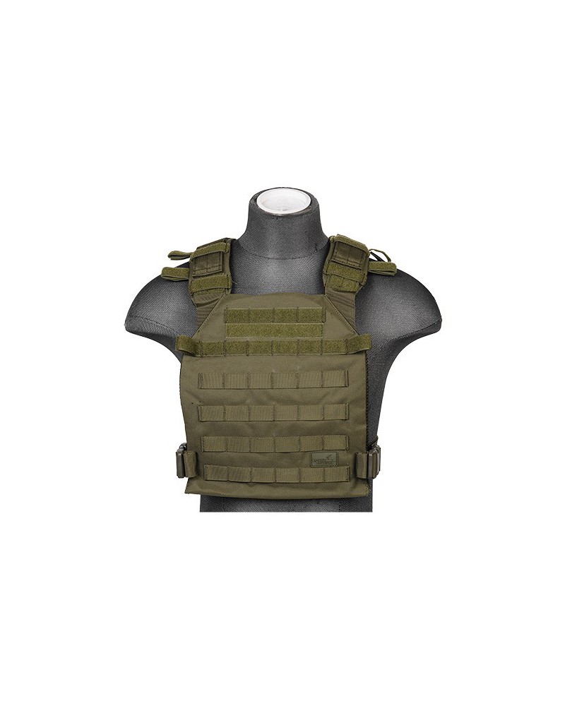 Chaleco Plate Carrier OD 1000D Verde | Airsoft Yecla