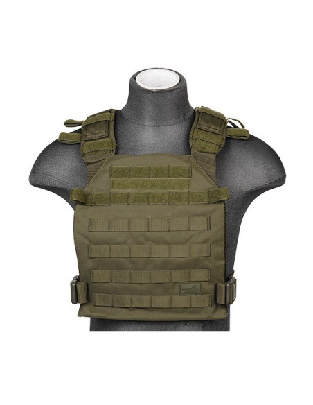 Chaleco Plate Carrier OD 1000D Verde | Airsoft Yecla