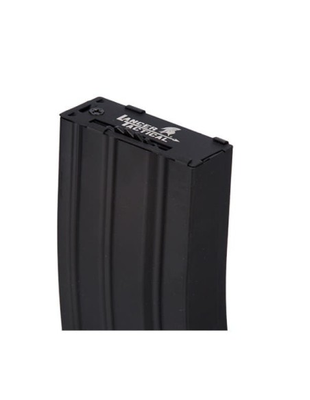 Cargador Hi-cap metálico 300 BBs para M4 AEG - Lancer Tactical