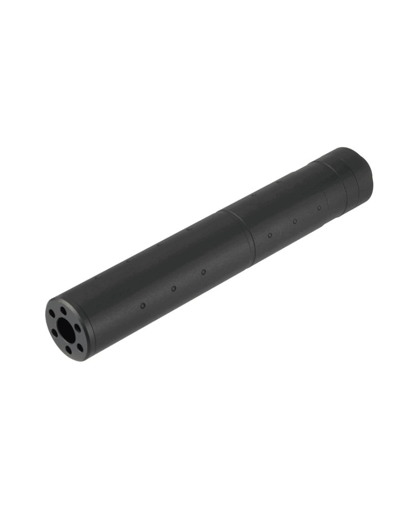 Silenciador Dot Mock aluminio 195 mm 14mm CCW | Airsoft Yecla