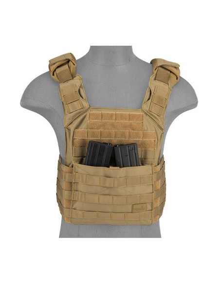 Chaleco Plate Carrier SPAC 1000D Tan Talla única