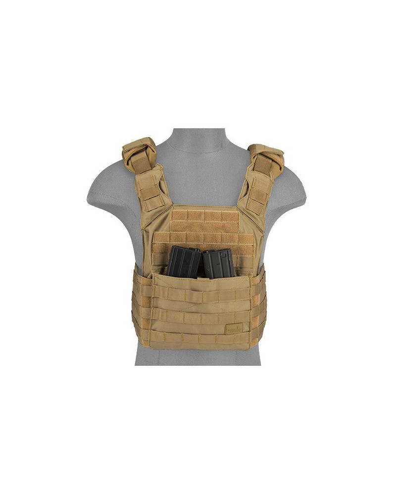 Chaleco Plate Carrier SPAC 1000D Tan - Talla única