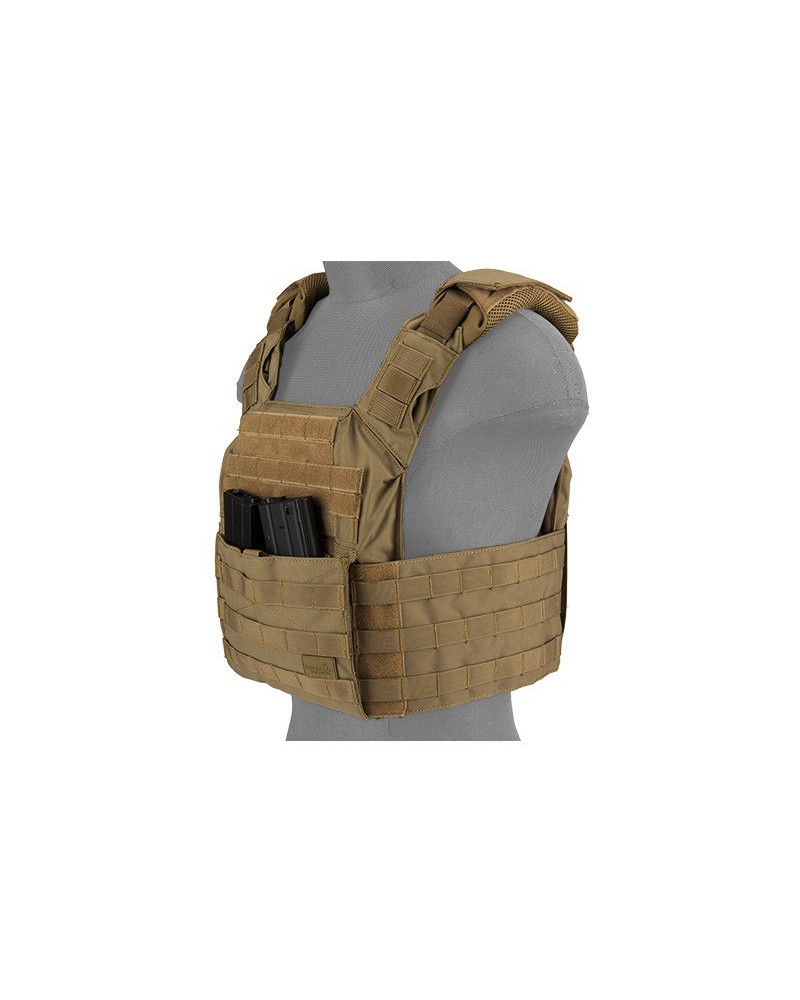 Chaleco Plate Carrier SPAC 1000D Tan - Talla única