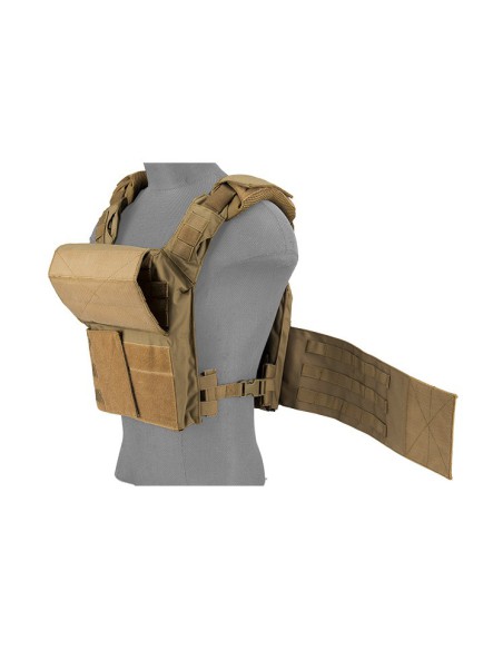 Chaleco Plate Carrier SPAC 1000D Tan - Talla única