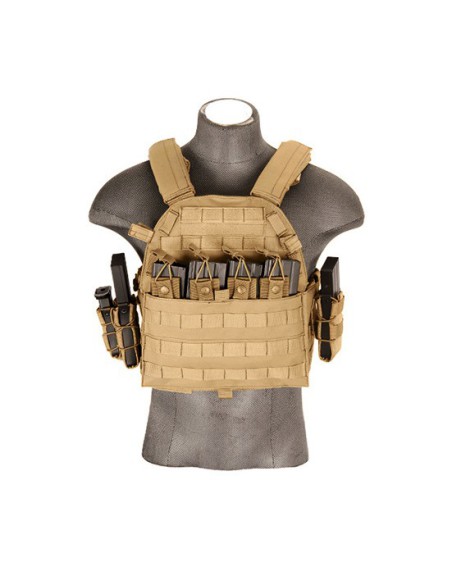 Chaleco Plate Carrier 69T4 1000D Verde