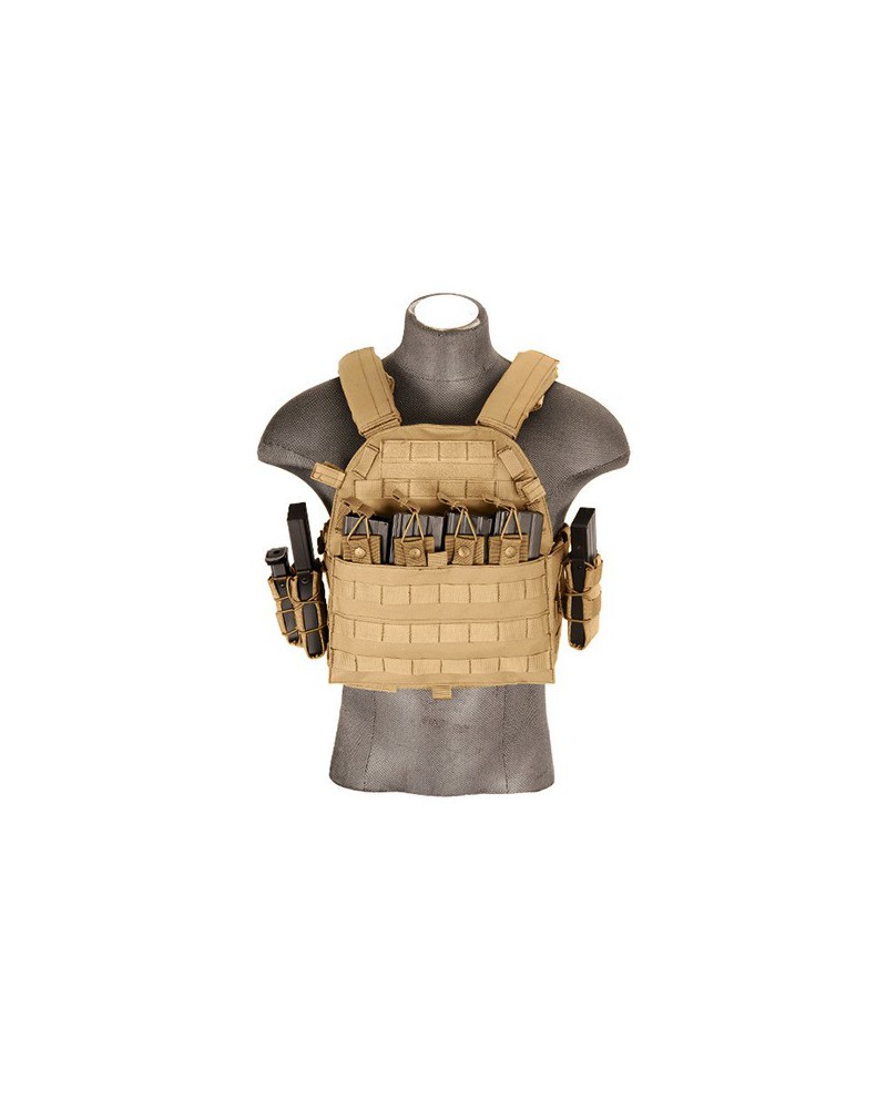 Chaleco Plate Carrier 69T4 1000D Verde | Airsoft Yecla