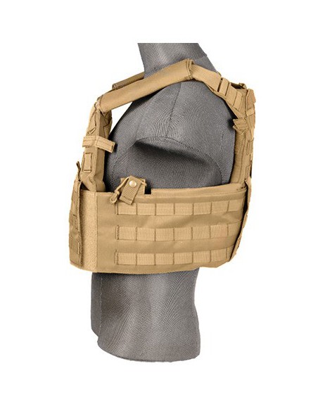 Chaleco Plate Carrier 69T4 1000D tan - Talla única | Airsoft Yecla