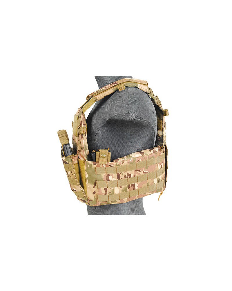 Chaleco Plate Carrier 1000D Camo compatible SAPI Medium