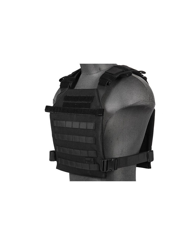 Chaleco Plate Carrier 1000D negro | Airsoft Yecla