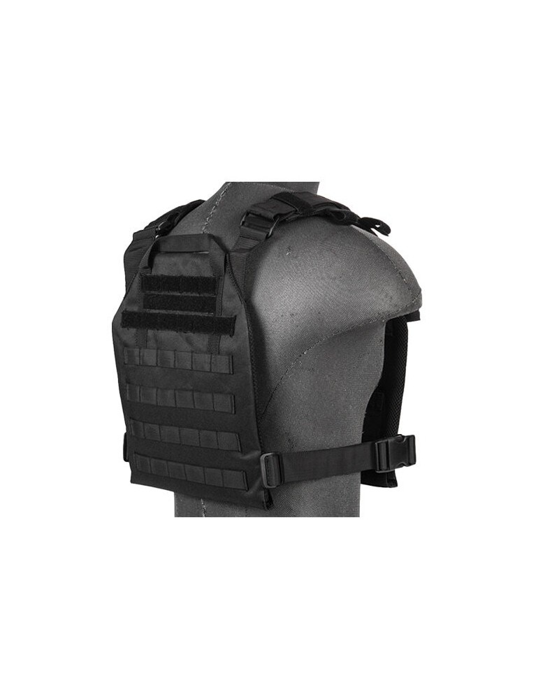 Chaleco Plate Carrier 1000D negro | Airsoft Yecla