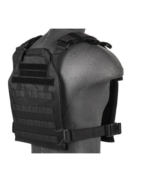 Chaleco Plate Carrier 1000D negro | Airsoft Yecla