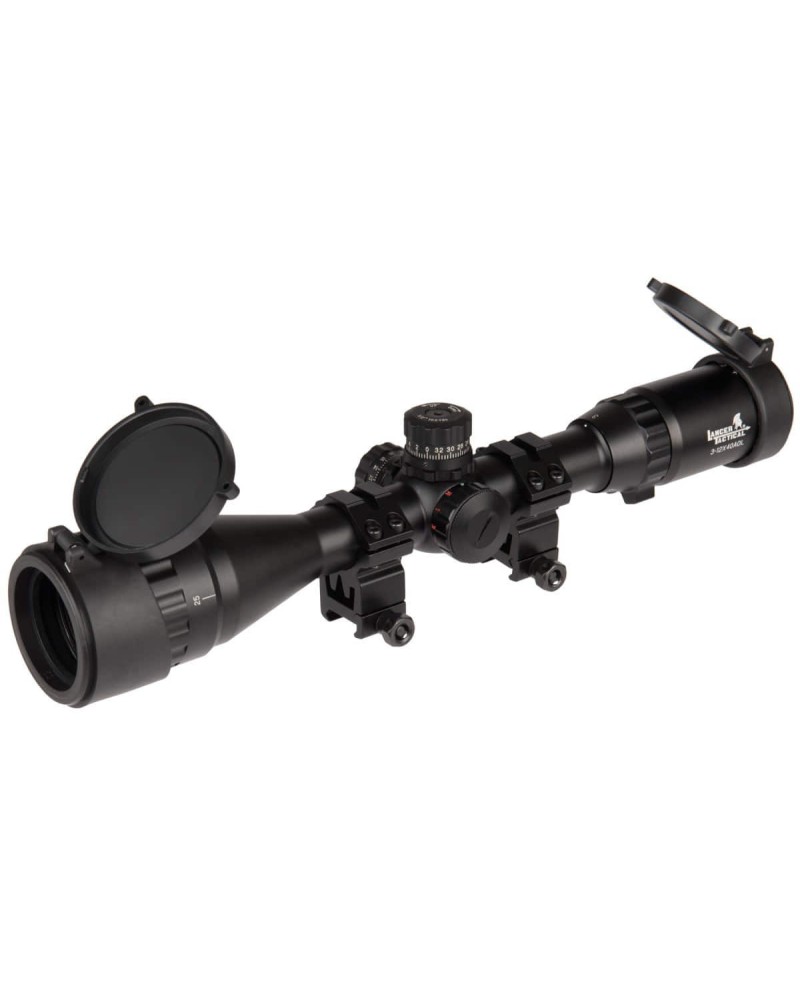 Luneta 3-12x40 Mildot iluminada (rojo/azul/verde) | Airsoft Yecla