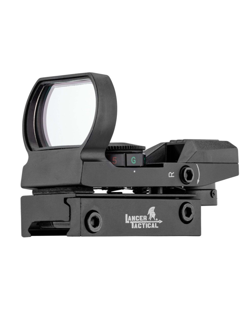 Visor punto rojo Reflex 4 retículos 1x | Airsoft Yecla
